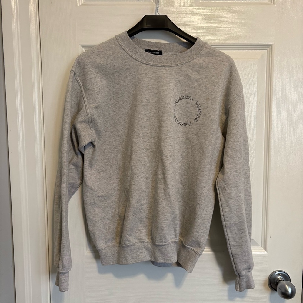 Shadow Hill Light Grey Crewneck Sweatshirt